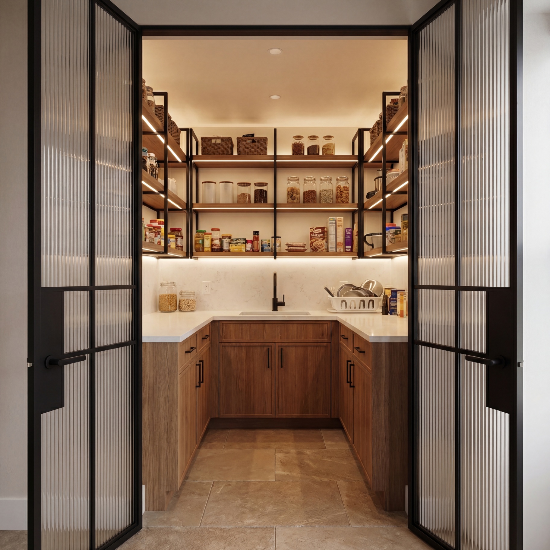 Interior architecture, quiet light