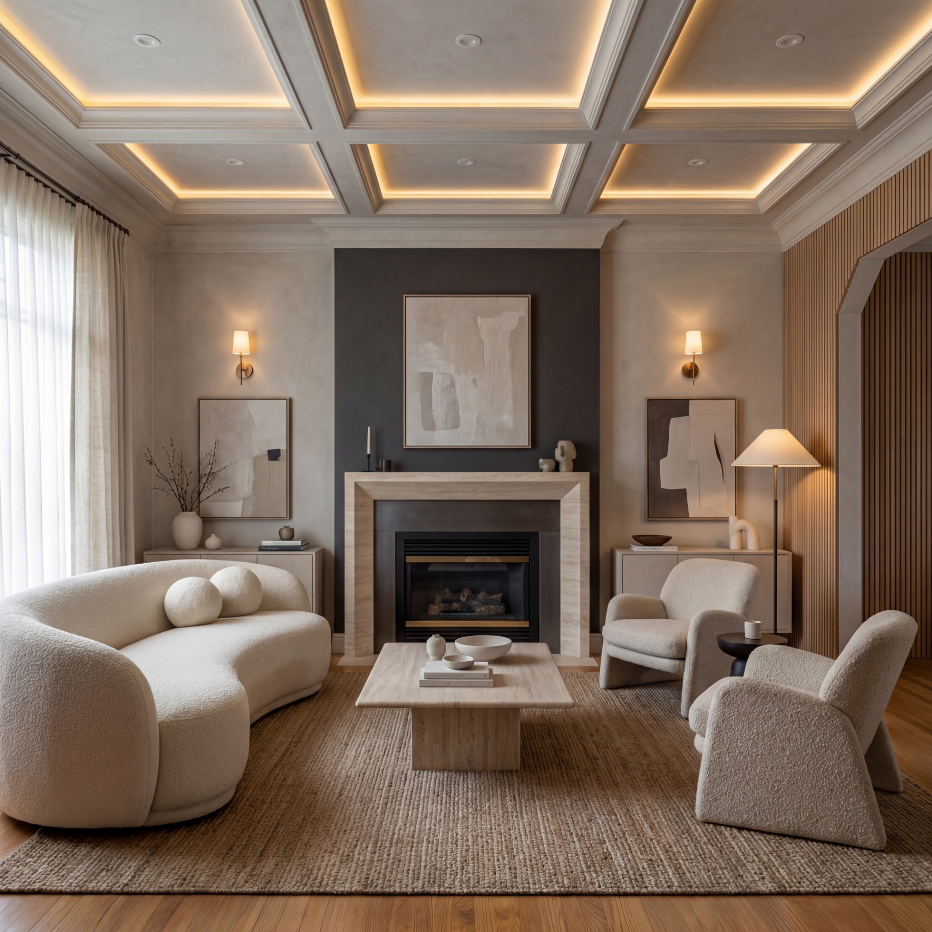 Interior architectural composition